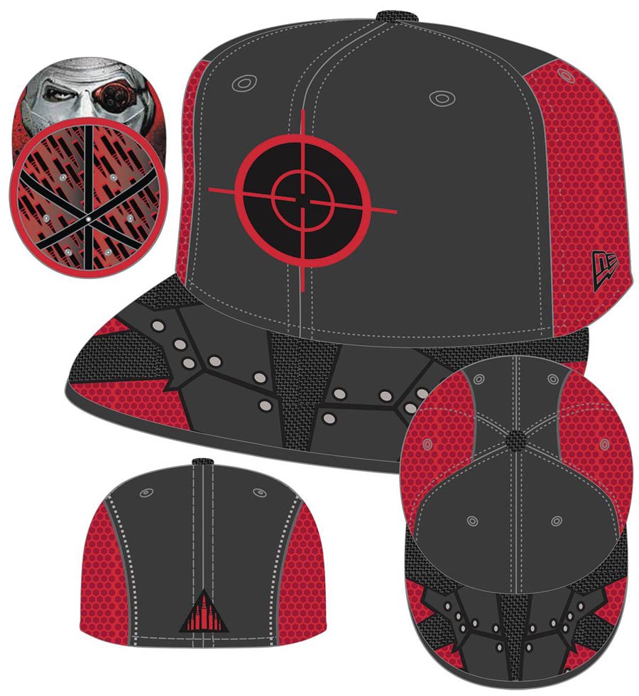 Suicide Squad Deadshot Fitted Cap Size 7 1/8