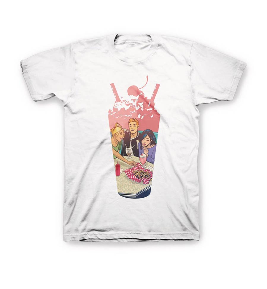 Archie Milkshake White T-Shirt Large