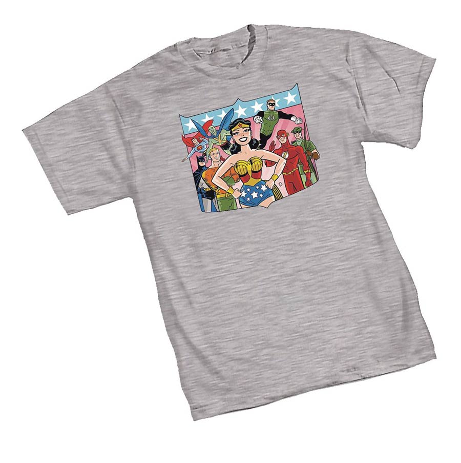 JLA Wonder Woman By Darwyn Cooke T-Shirt Large