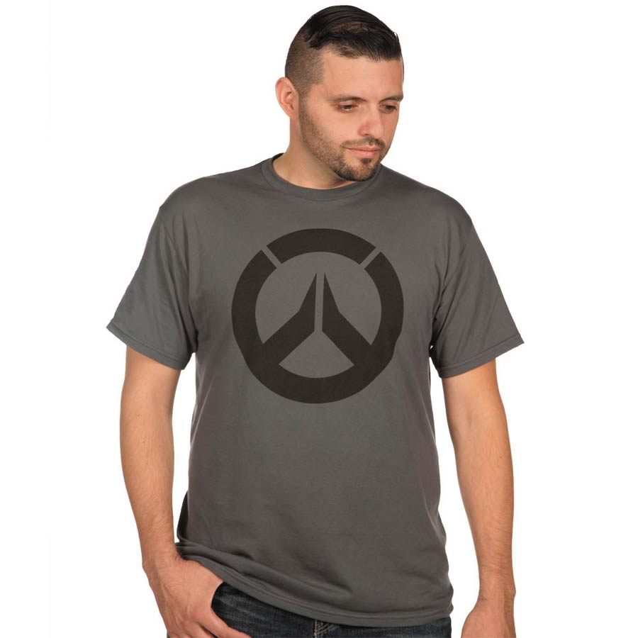 Overwatch Icon Black T-Shirt Large