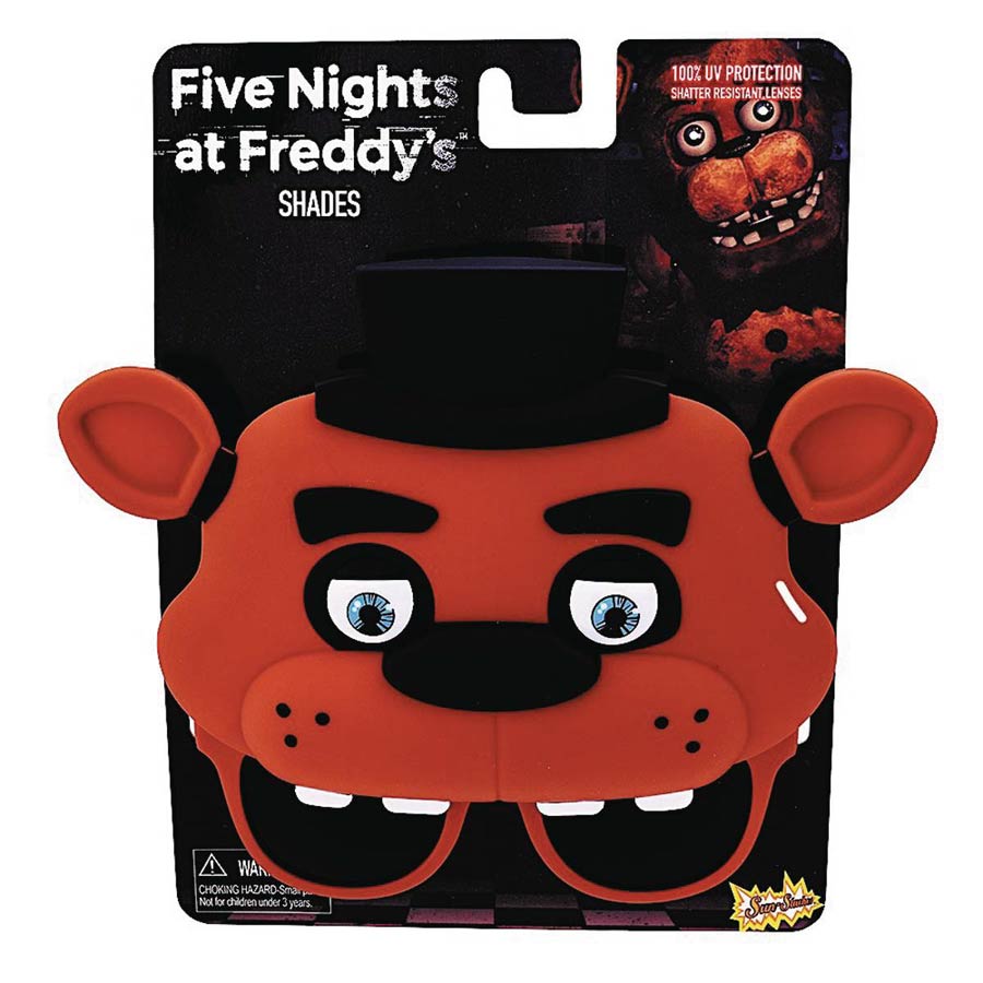 Five Nights At Freddys Sunstaches Sunglasses - Freddy Fazbear