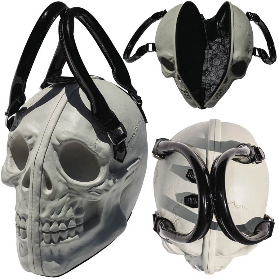 Kreepsville Skull Collection Handbag - Glow-In-The-Dark