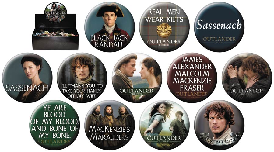 Outlander Button 144-Piece Assortment Case
