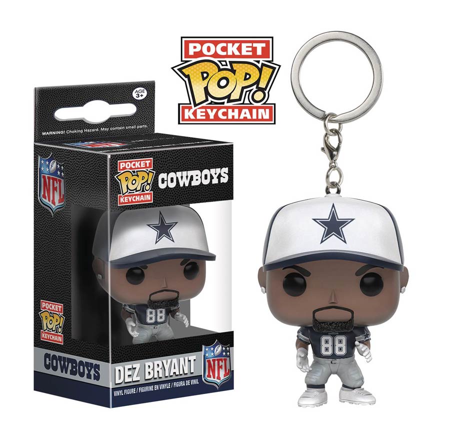 Pocket POP NFL Dez Bryant Vinyl Figural Keychain