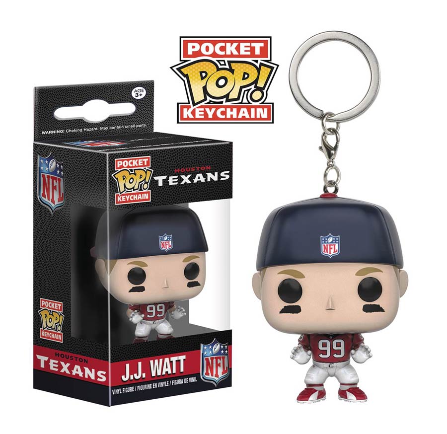 Pocket POP NFL JJ Watt Vinyl Figural Keychain