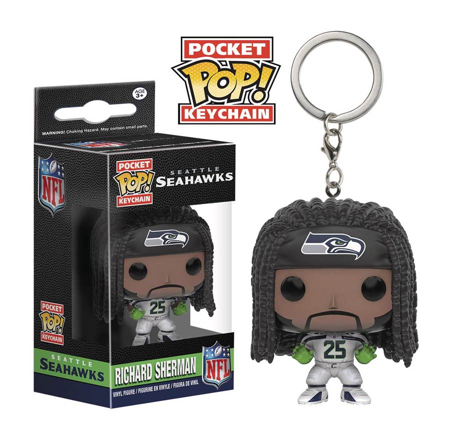 Pocket POP NFL Richard Sherman Vinyl Figural Keychain