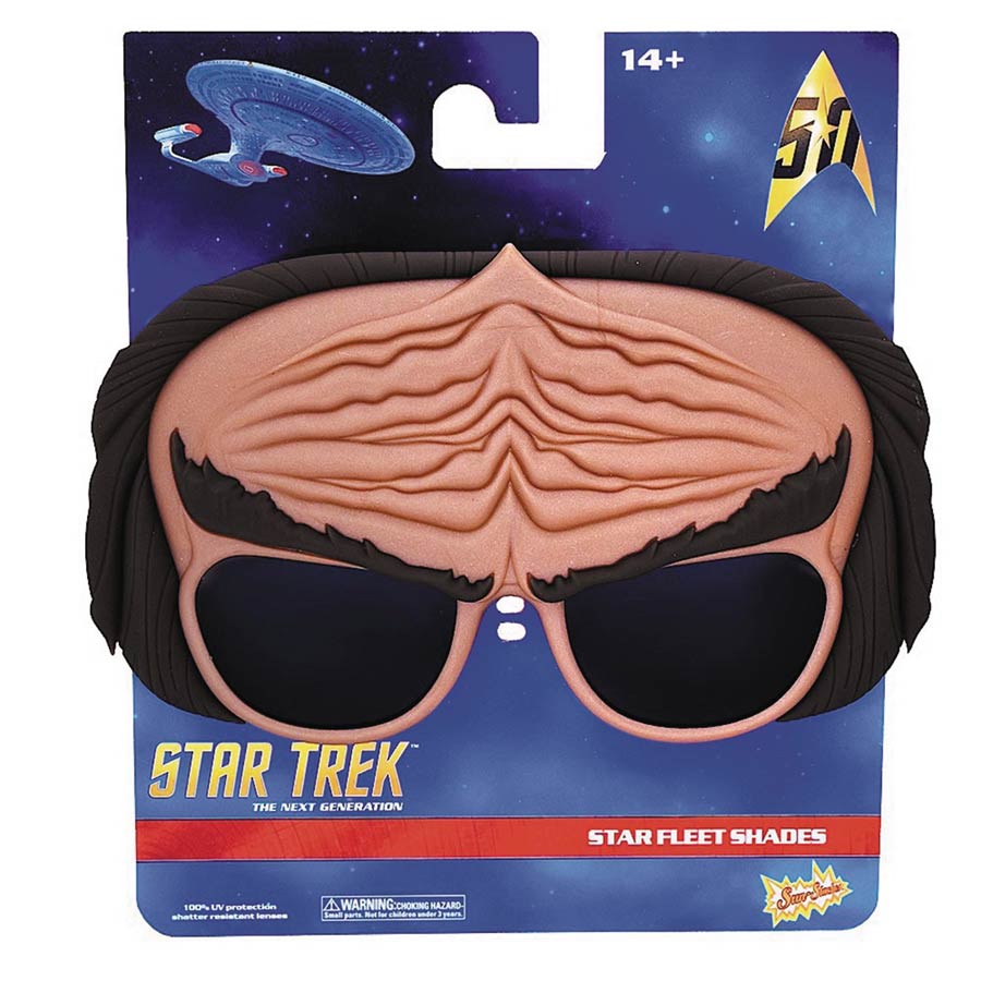 Star Trek Sunstaches Sunglasses - Klingon