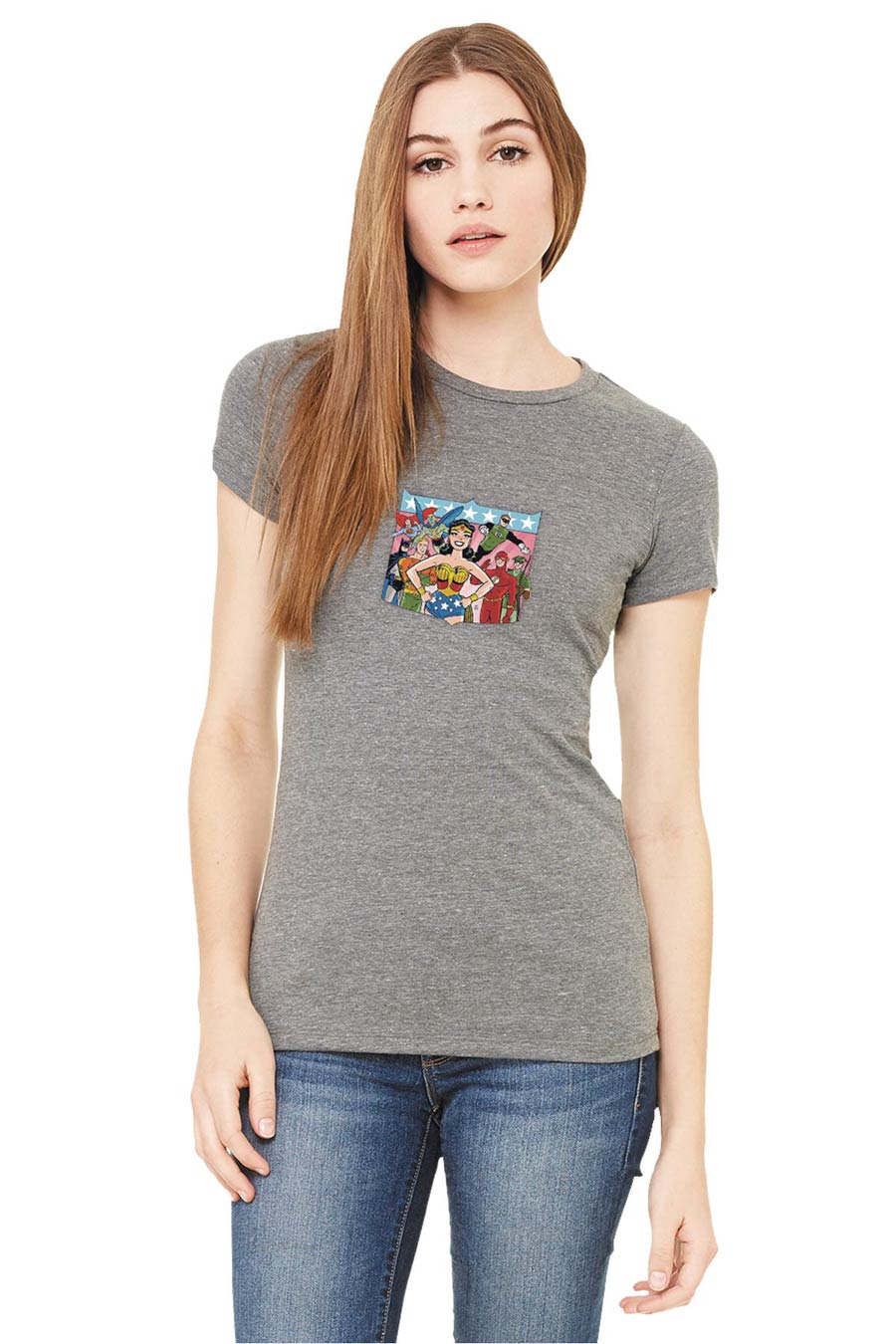 JLA Wonder Woman By Darwyn Cooke Womens T-Shirt Large