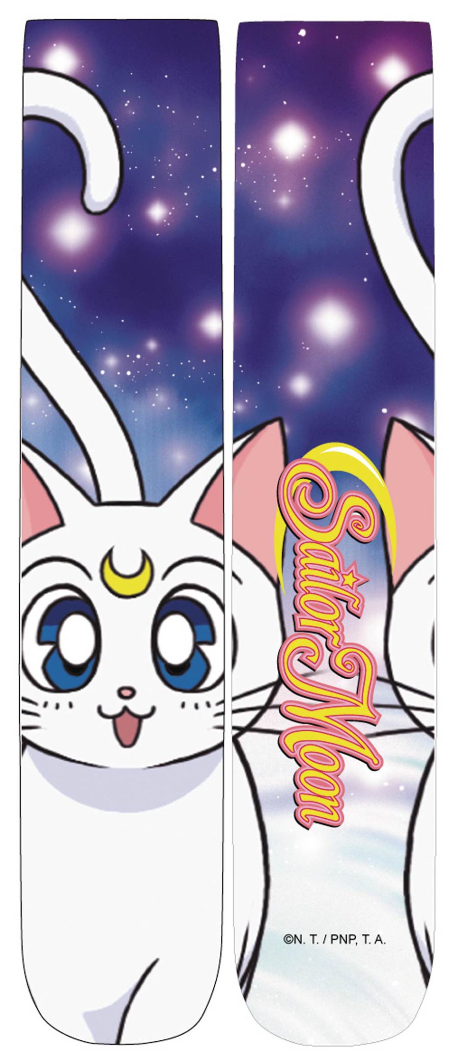 Sailor Moon Artemis 360 Print Crew Socks