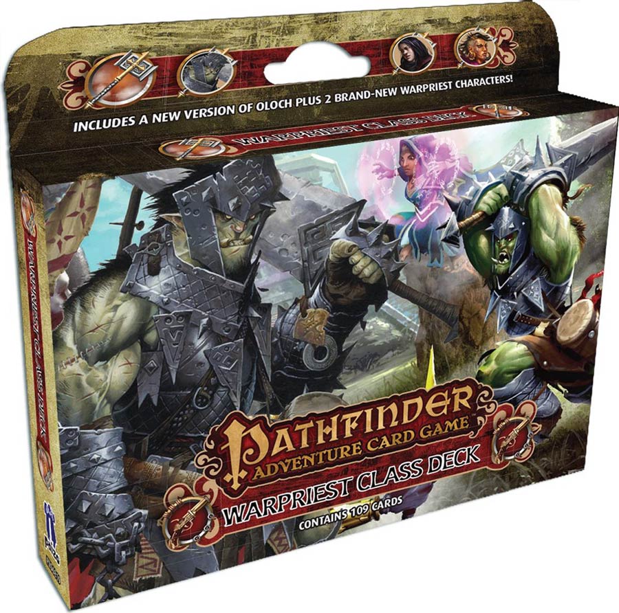 Pathfinder Adventure Card Game Warpriest Class Deck