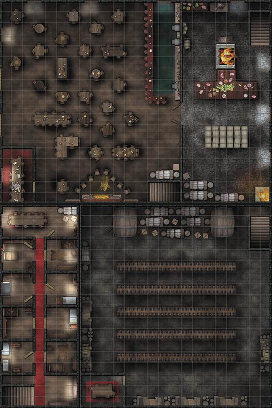 HeroClix Premium Map 2016 - Tavern