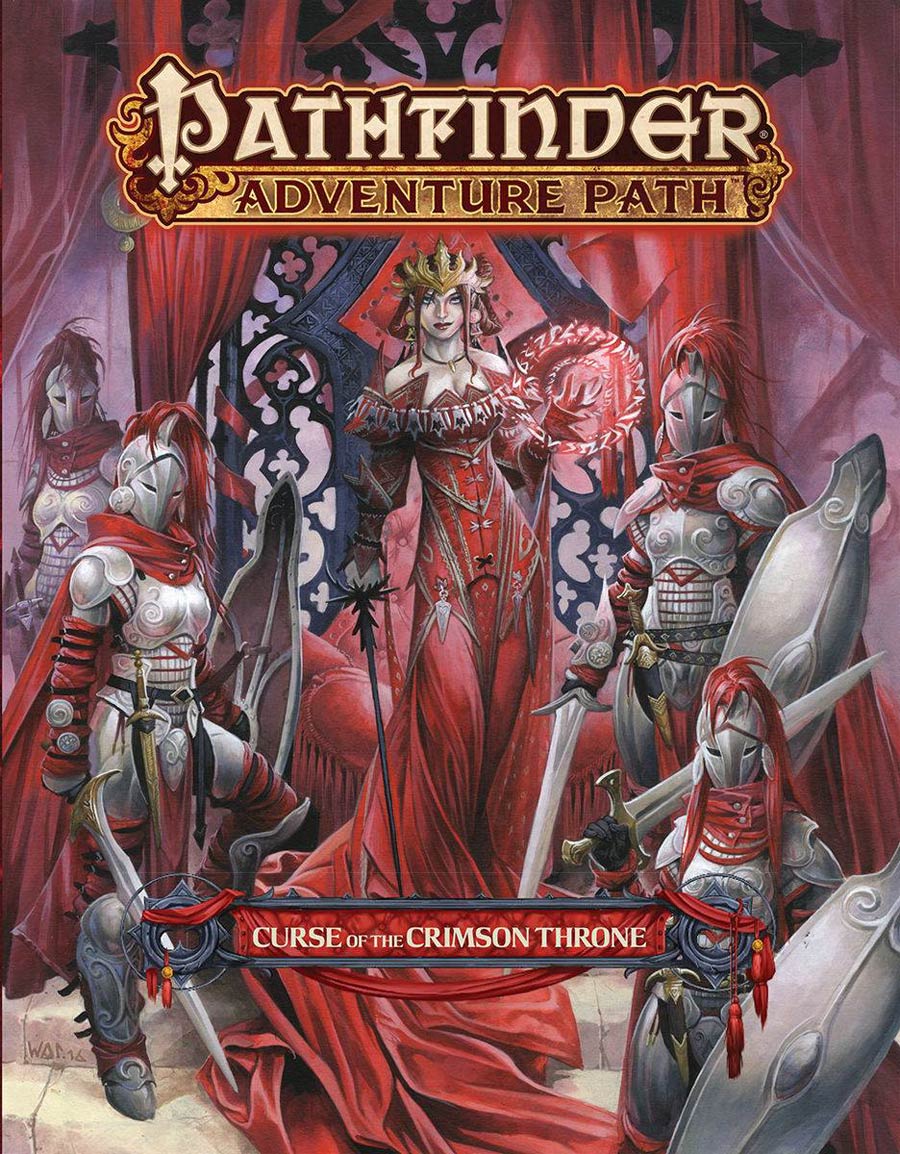 Pathfinder Adventure Path Curse Of The Crimson Throne HC