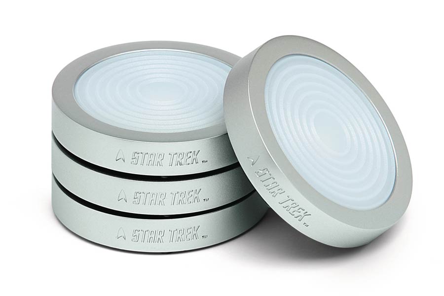 Star Trek Transporter Pad LED Coasters 4-Piece Set