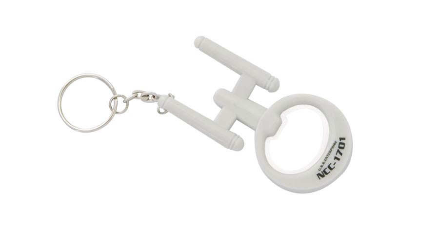 Star Trek USS Enterprise Mini Plastic Bottle Opener Keychain