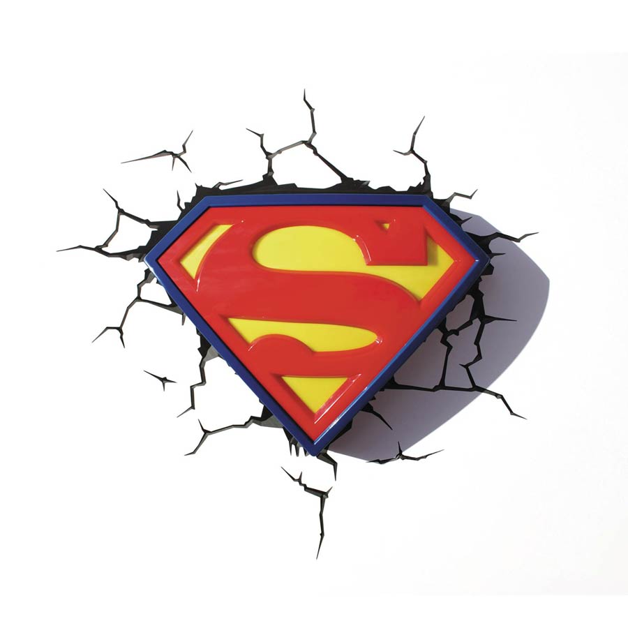 DC Comics Superman 3D Logo Light