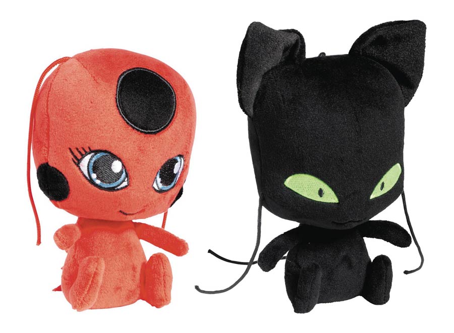 Miraculous Ladybug 6-Inch Plush Assortment Case