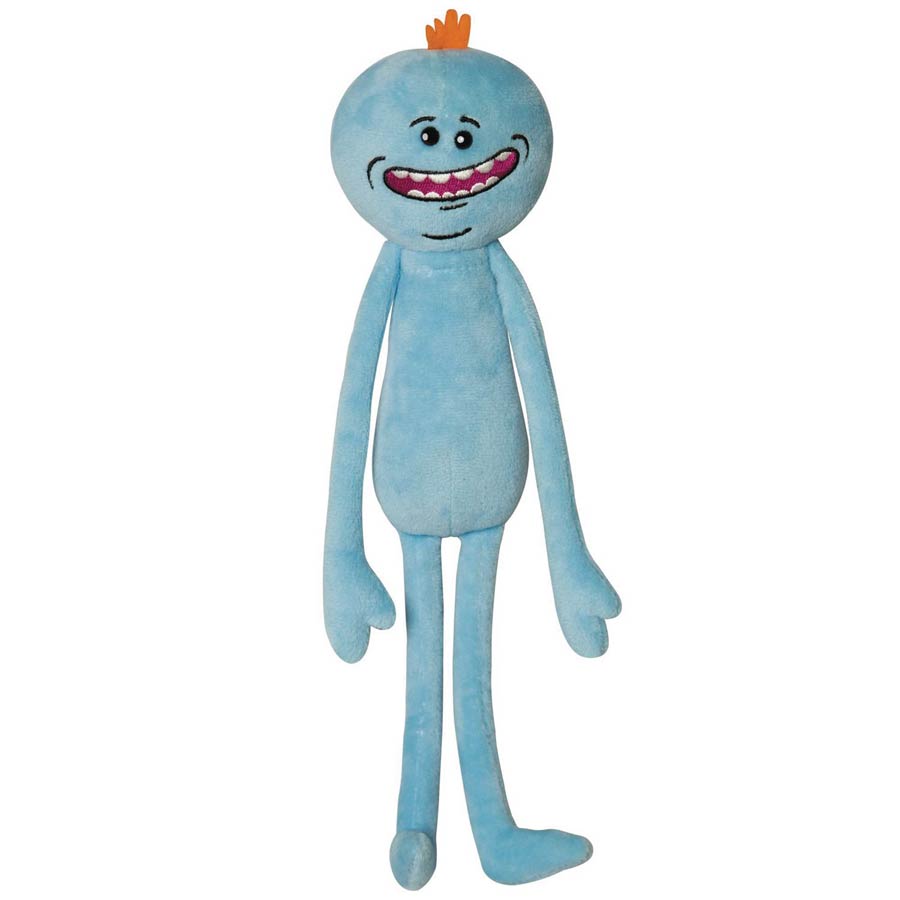Rick And Morty Mr Meeseeks 10-Inch Plush - Happy