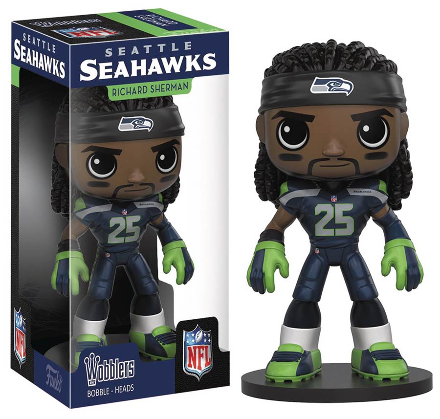 NFL Richard Sherman Wacky Wobbler