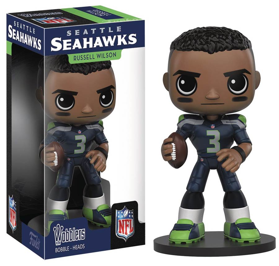 NFL Russell Wilson Wacky Wobbler