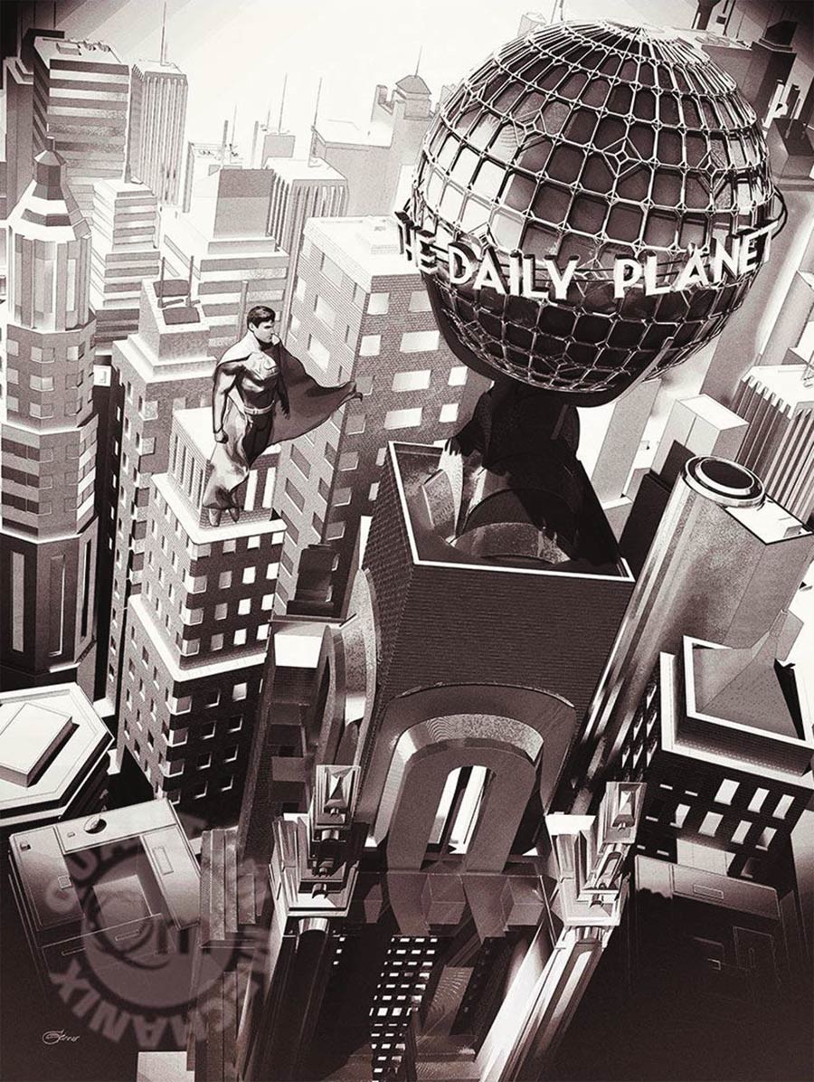 DC Comics Art Print Poster - Superman Man Of Tomorrow