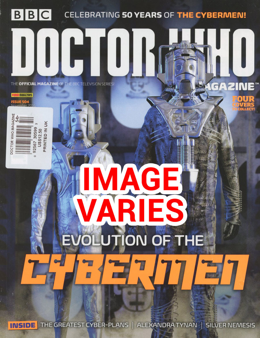 Doctor Who Magazine #504 November 2016 (Filled Randomly With 1 Of 4 Covers)