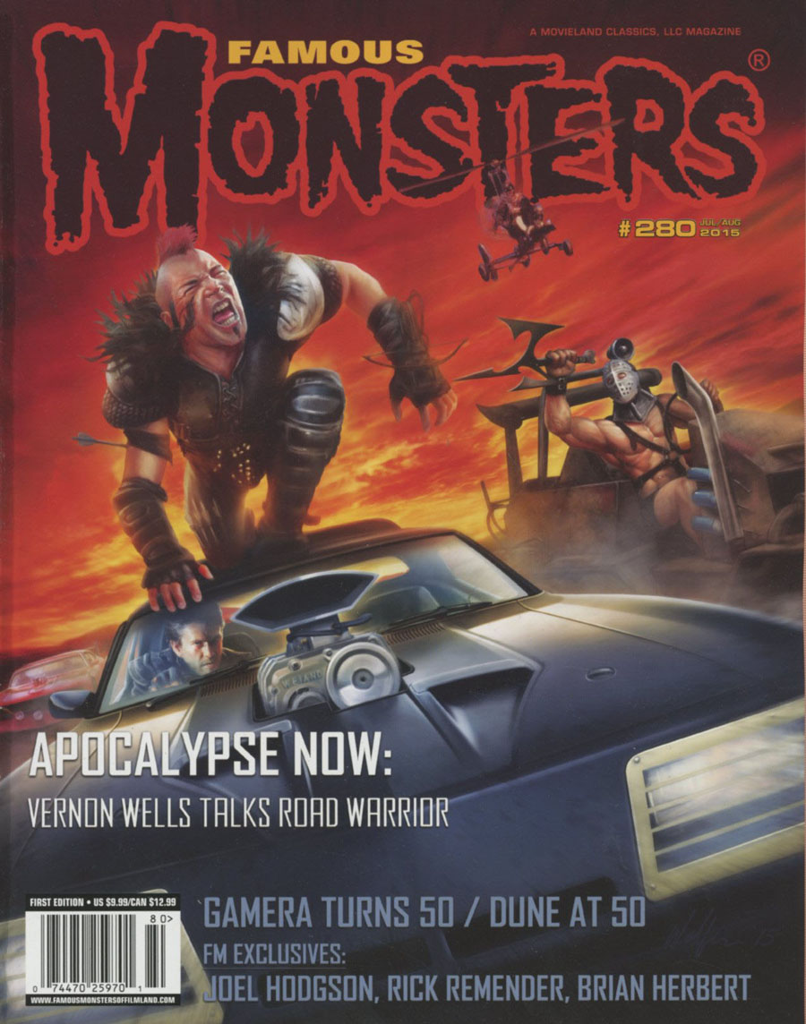 Famous Monsters Of Filmland #280 Mad Max Cover