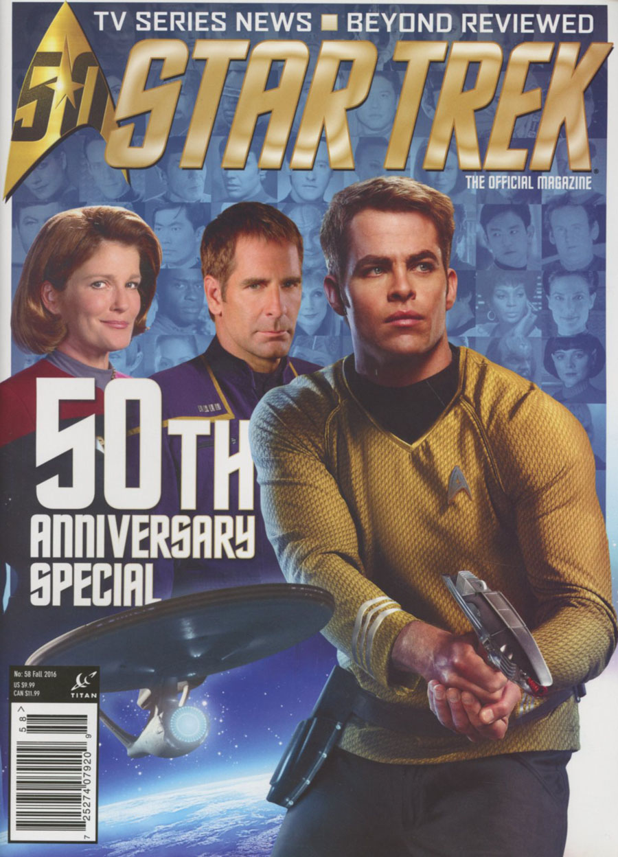 Star Trek Magazine #58 Fall 2016 50th Anniversay Special Newsstand Edition