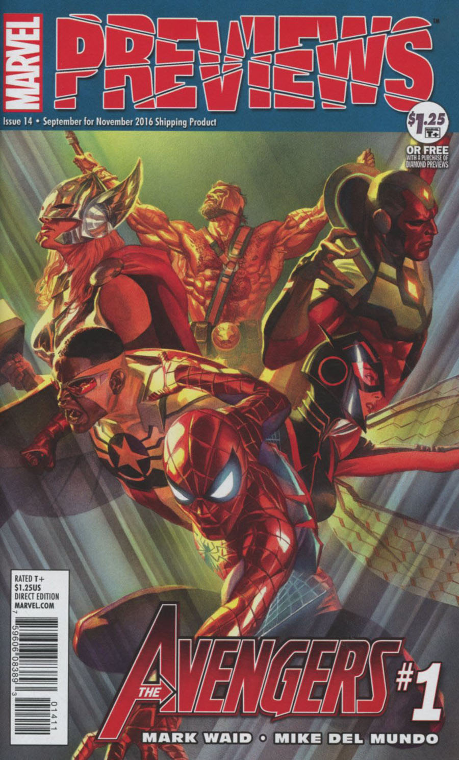 Marvel Previews Vol 3 #14 September 2016