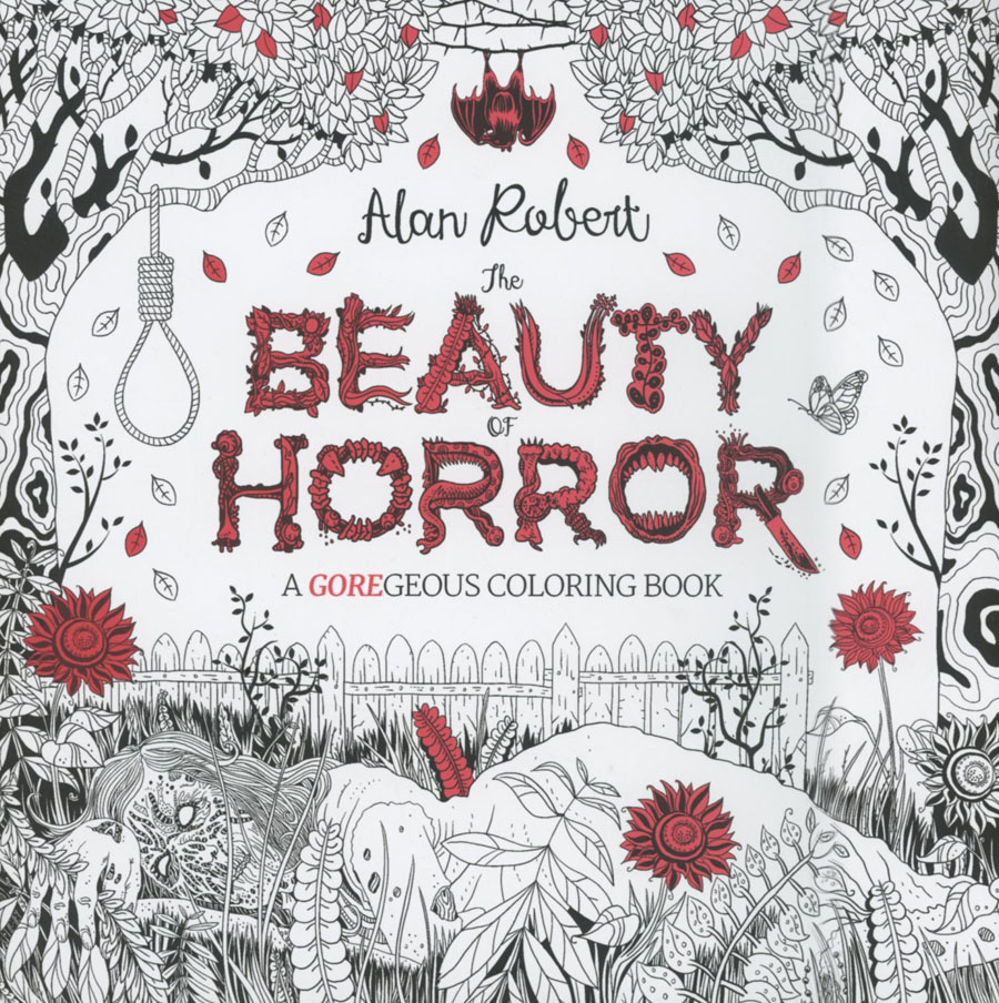 Beauty Of Horror A Goregeous Coloring Book TP