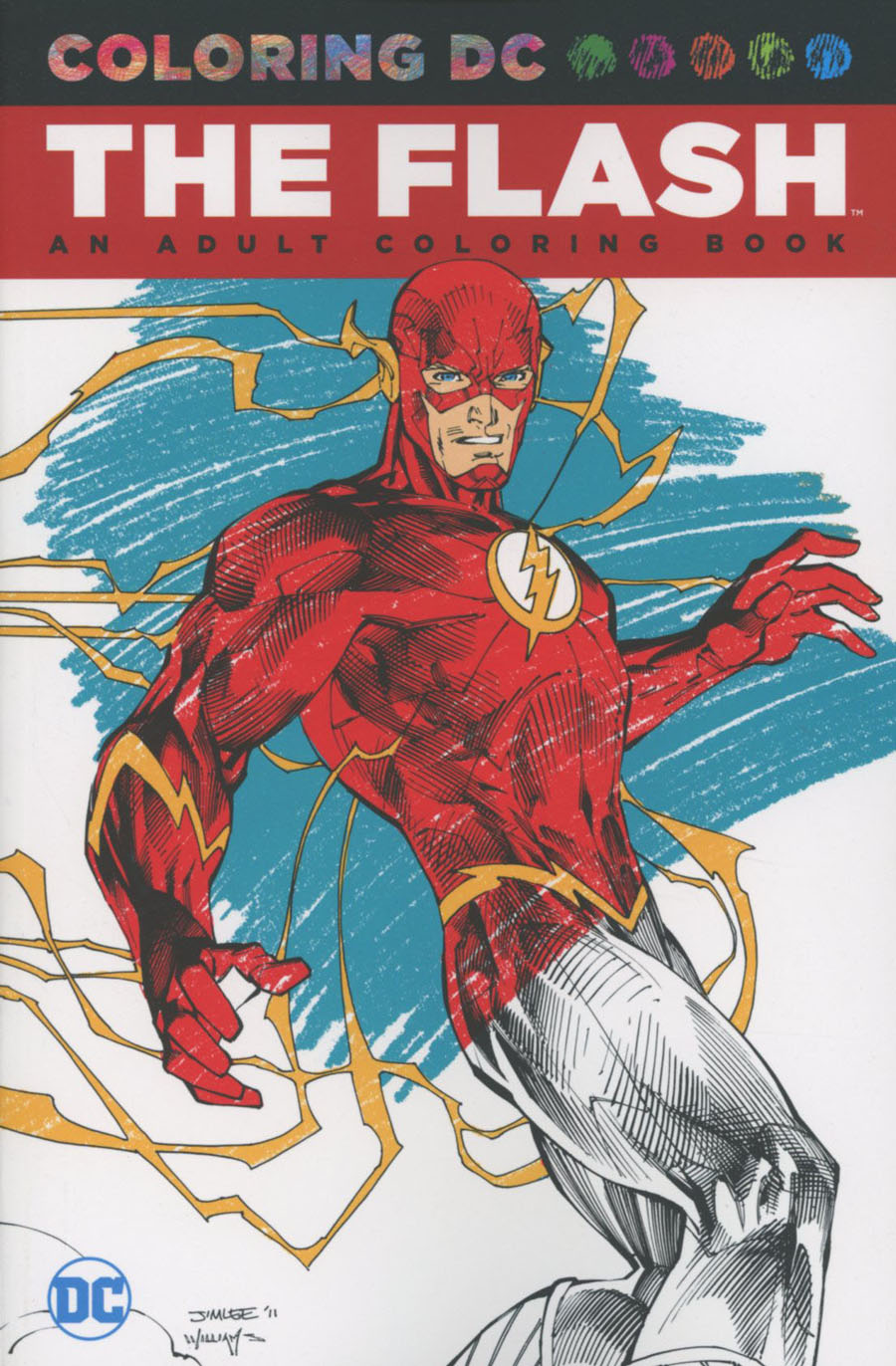 Coloring DC Flash An Adult Coloring Book TP