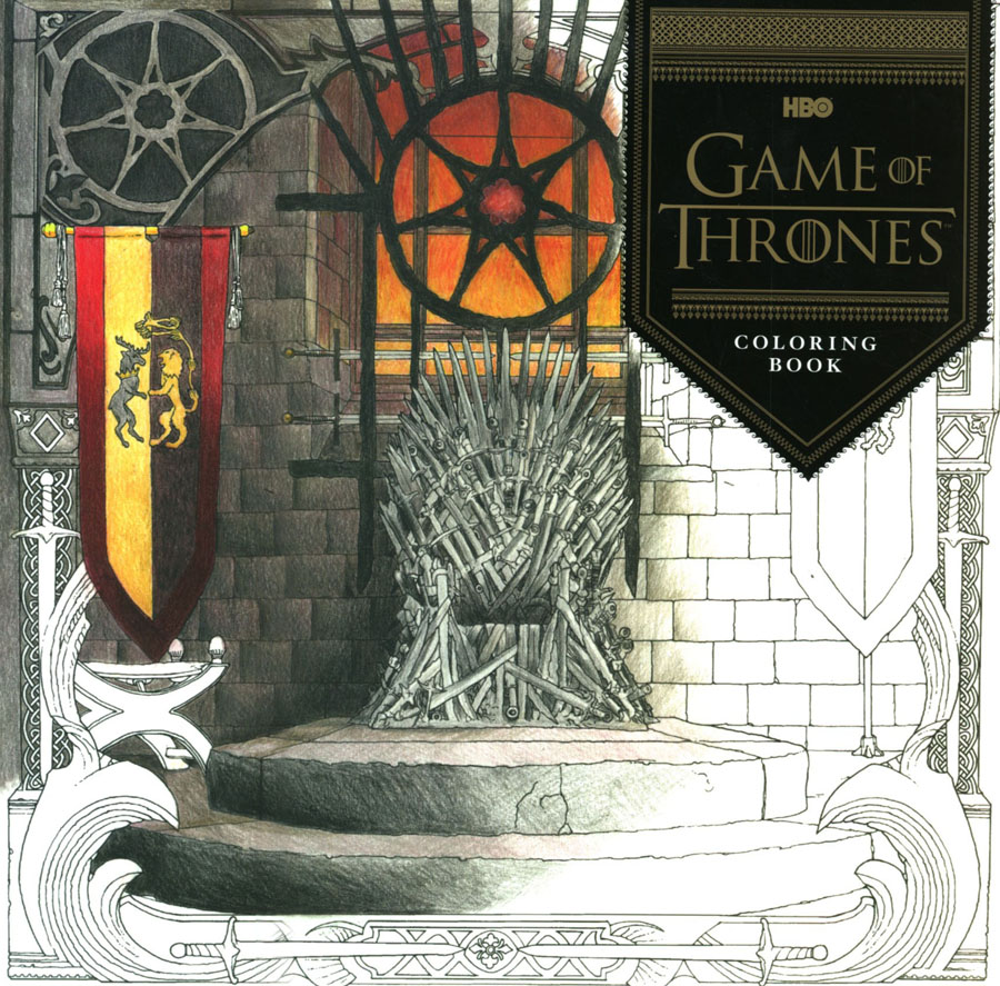 HBOs Game Of Thrones Coloring Book SC