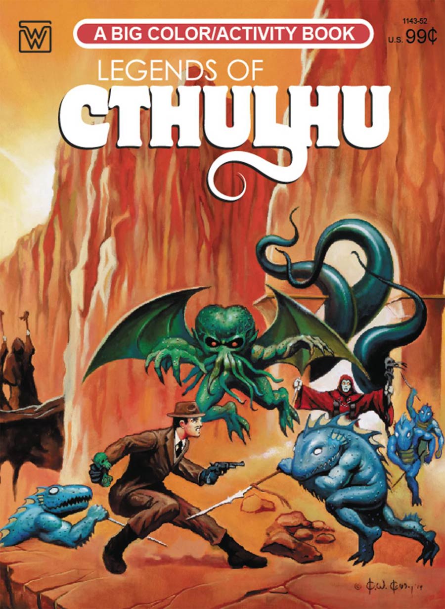Legends Of Cthulhu Coloring Book