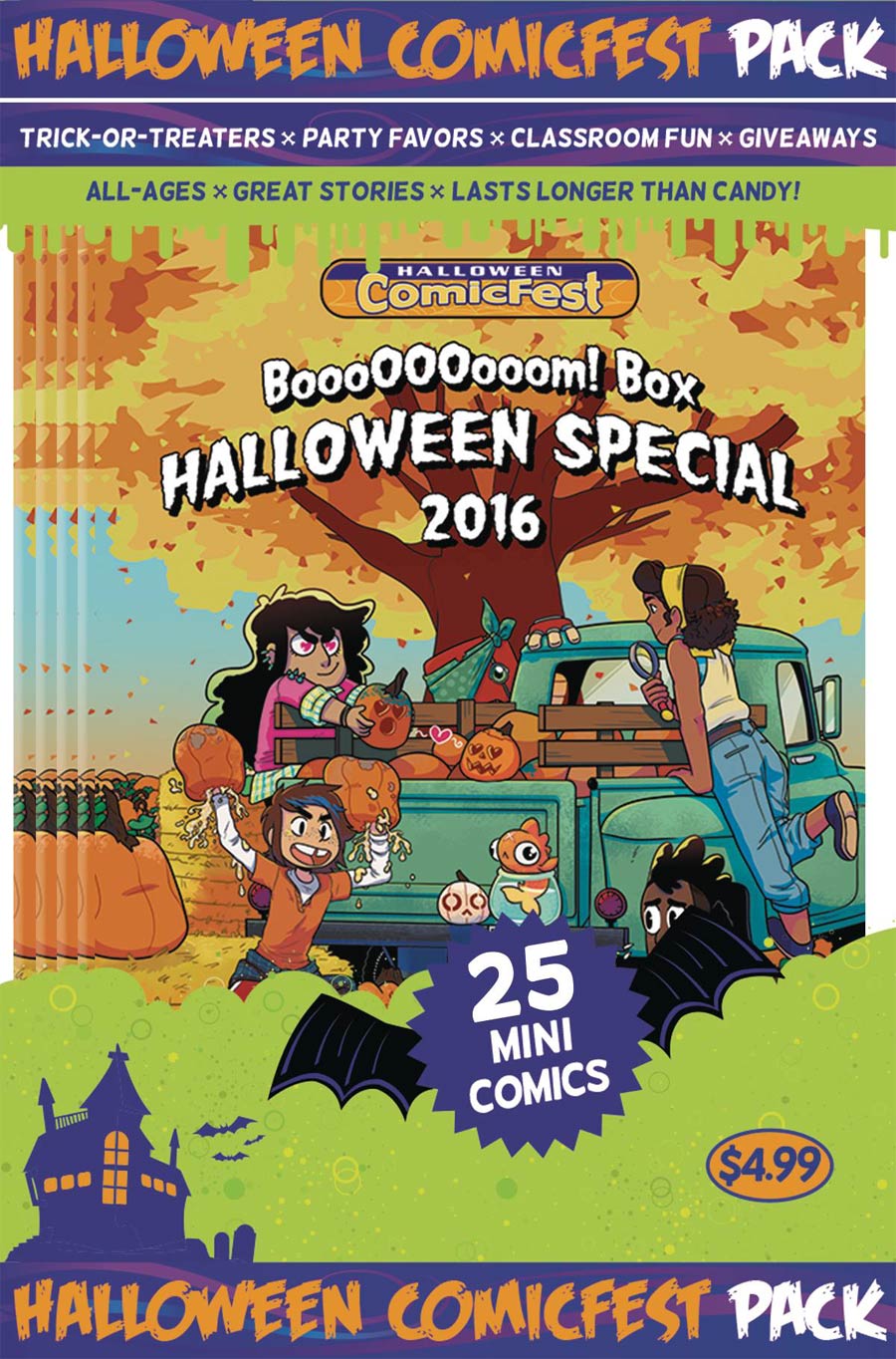HCF 2016 BoooOOOooom Box Halloween Special Mini Comic Polypack (25-Copy Bundle)