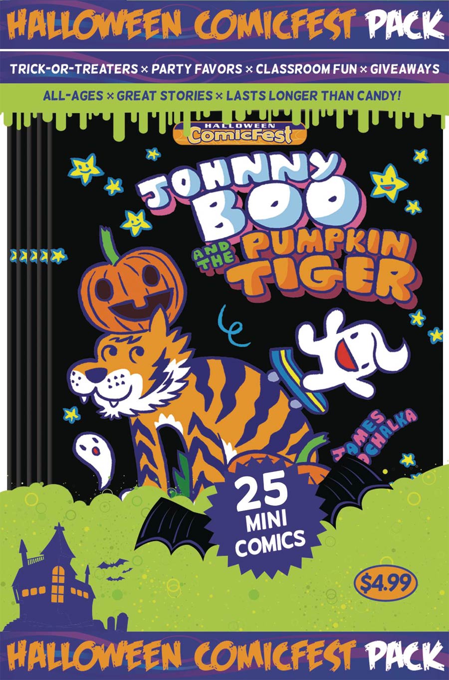HCF 2016 Johnny Boo And The Pumpkin Tiger Mini Comic Polypack (25-Copy Bundle)
