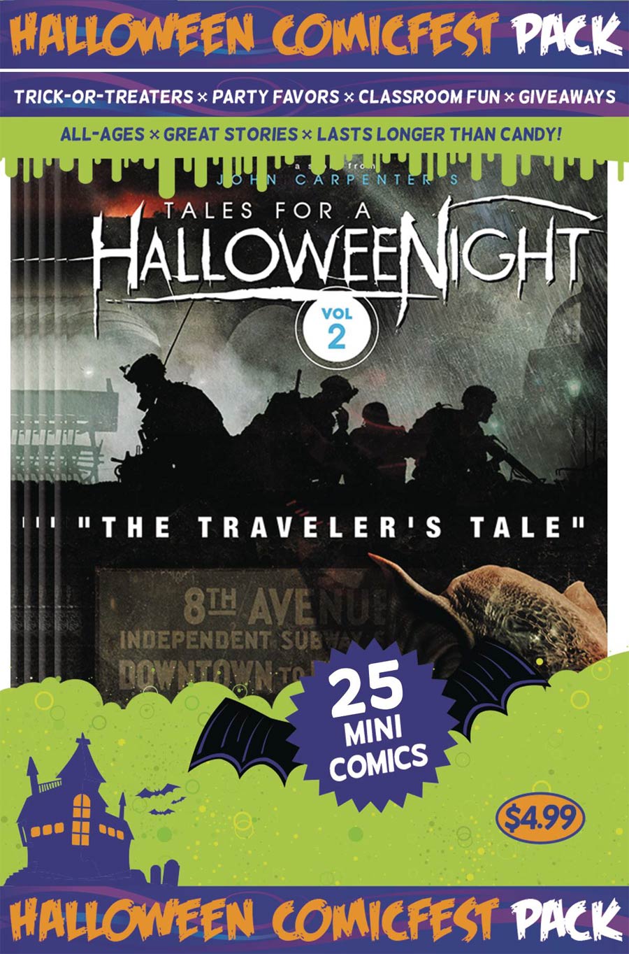 HCF 2016 John Carpenters Tales For A Halloween Night Travelers Tale Mini Comic Polypack (25-Copy Bundle)