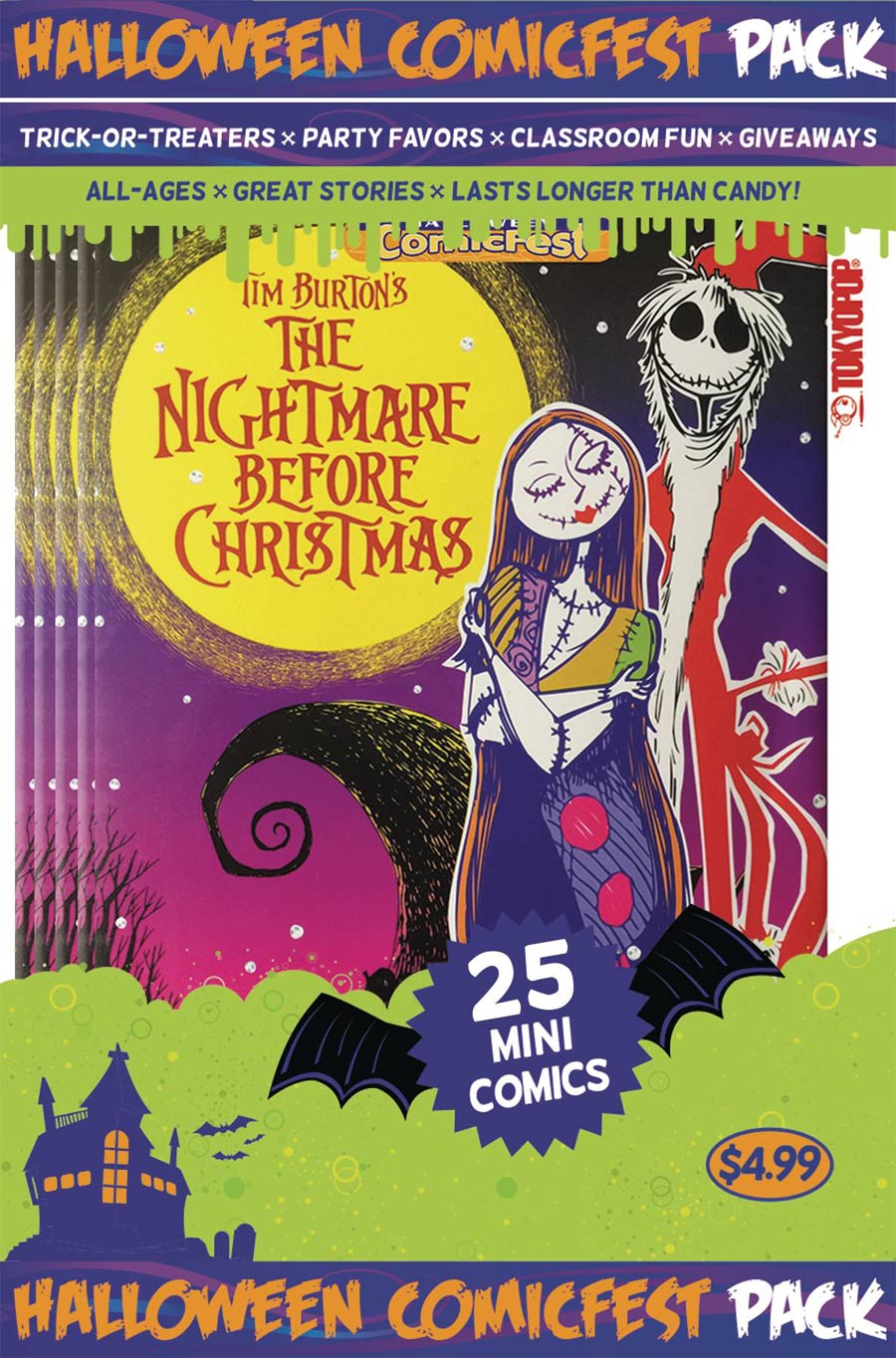 HCF 2016 Tim Burtons Nightmare Before Christmas Manga Mini Comic Polypack (25-Copy Bundle)