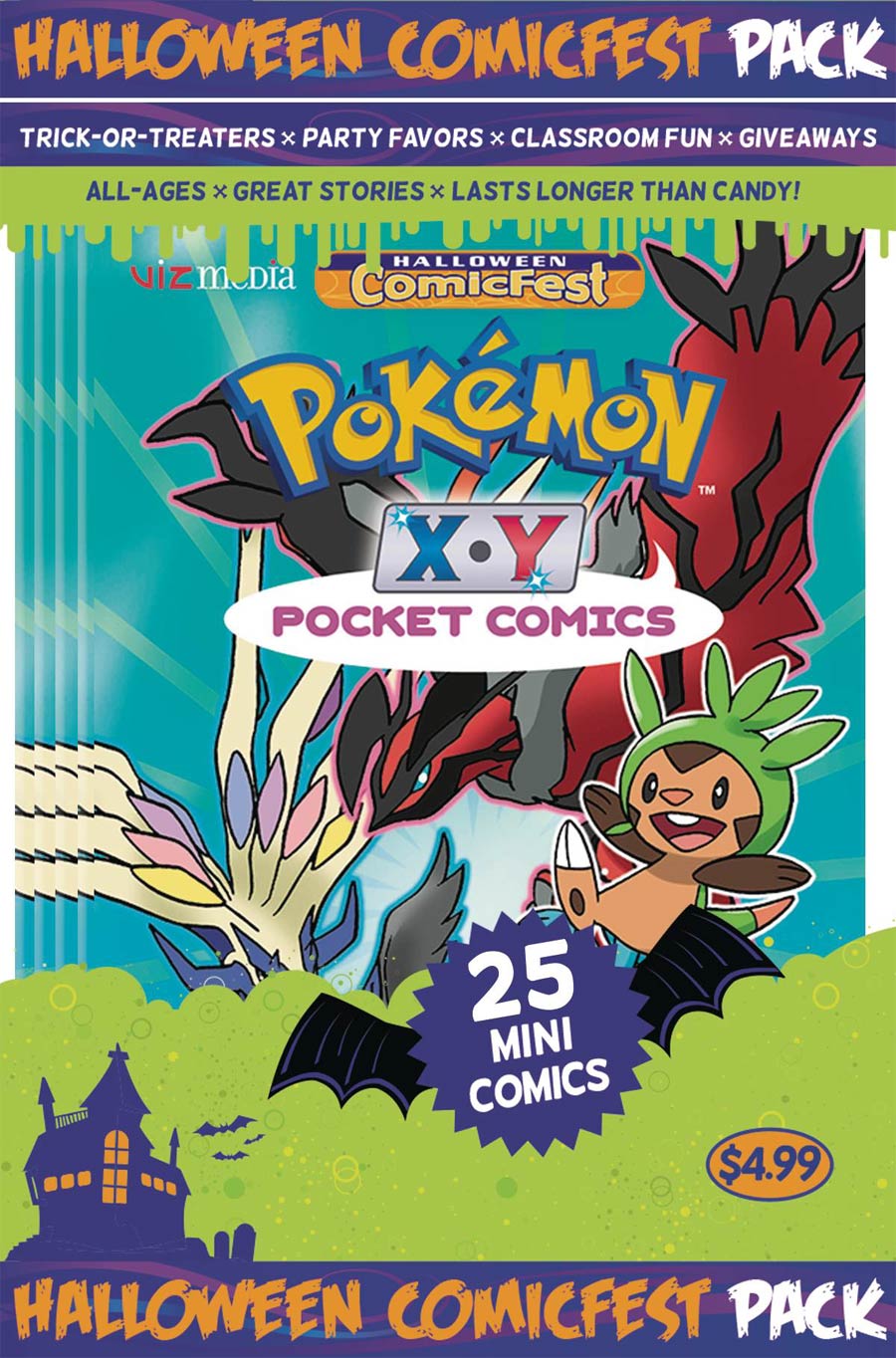 HCF 2016 Pokemon XY Pocket Comics Mini Comic Polypack (25-Copy Bundle)