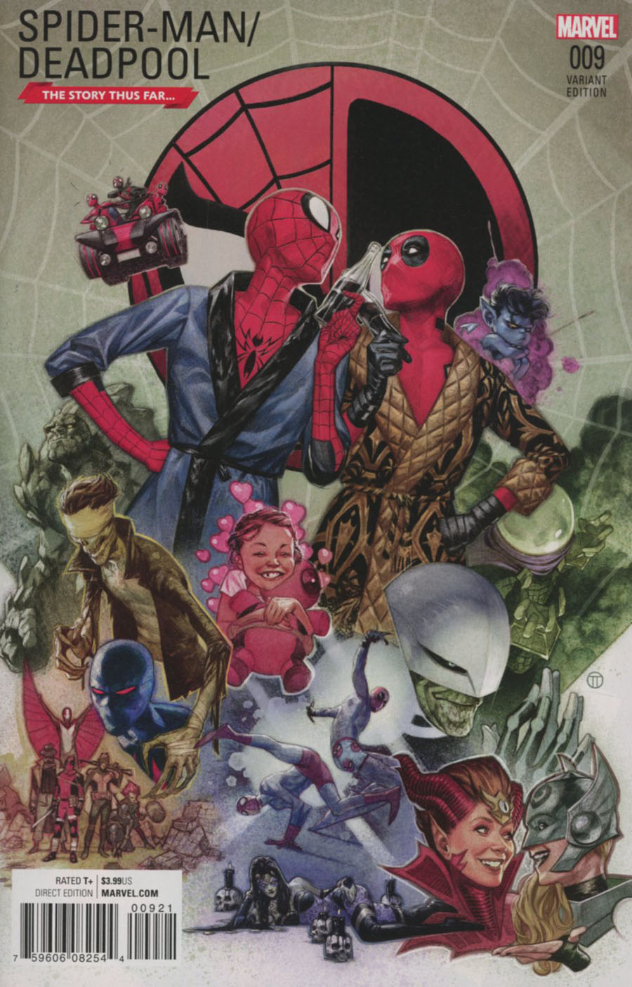 Spider-Man Deadpool #9 Cover B Variant Story Thus Far Cover