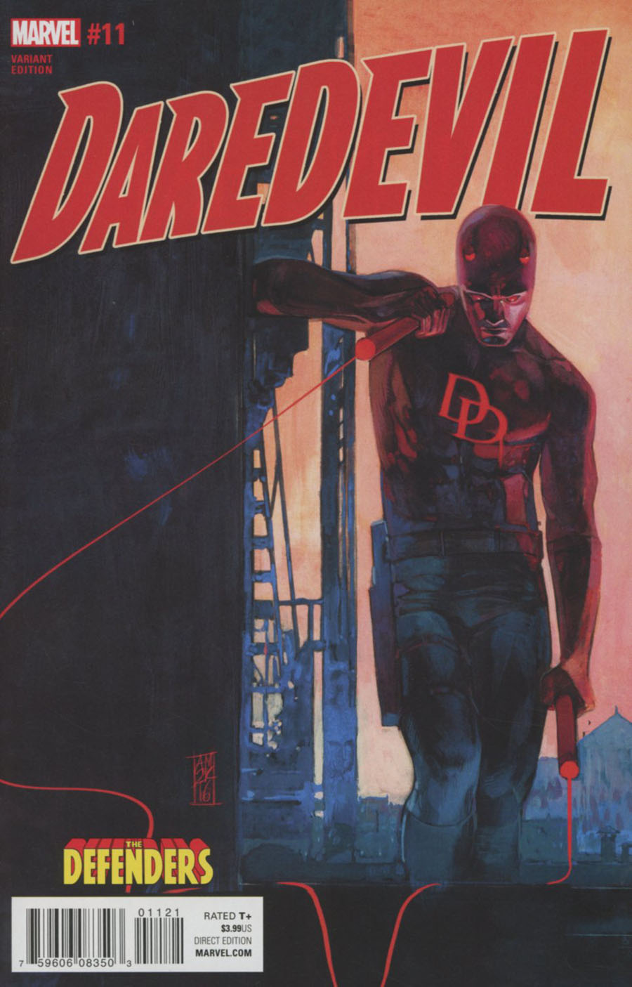 Daredevil Vol 5 #11 Cover B Variant Alex Maleev Defenders Cover
