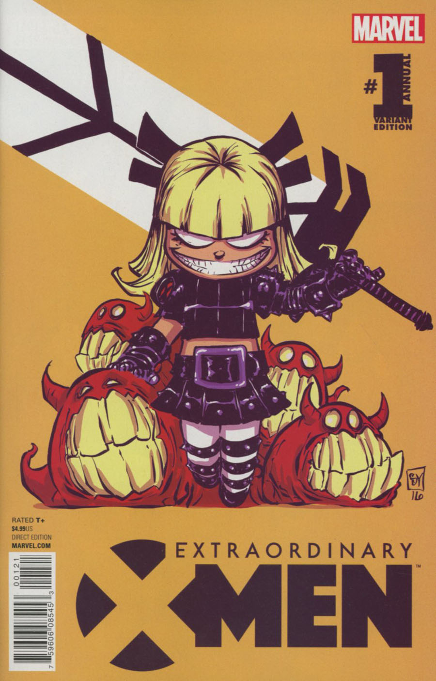 Extraordinary X-Men Annual #1 Cover C Variant Skottie Young Baby Cover