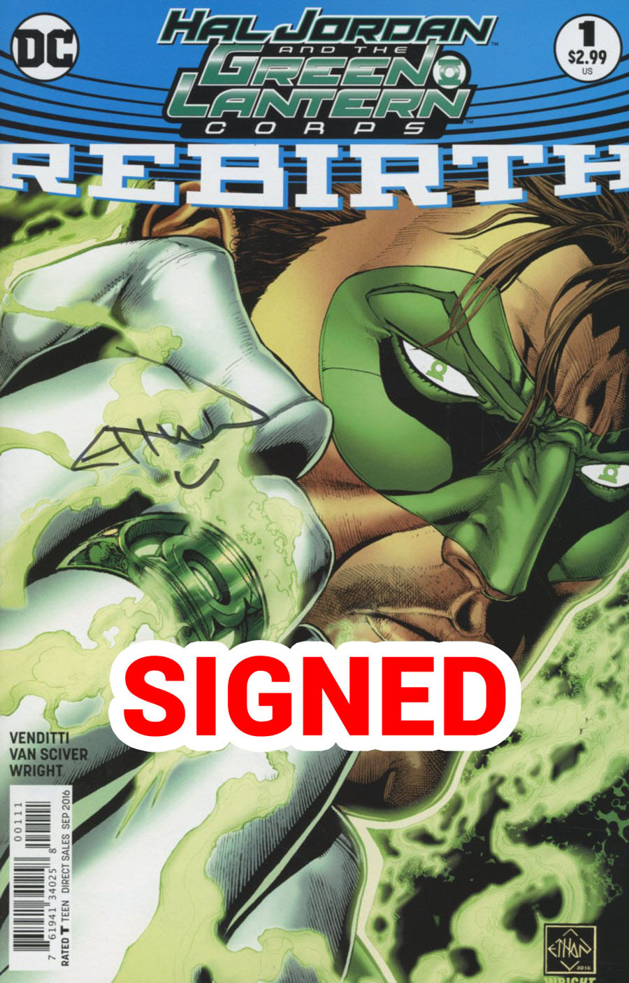 Hal Jordan And The Green Lantern Corps Rebirth #1 Cover D Regular Ethan Van Sciver Cover Signed By Ethan Van Sciver (Limit 1 Per Customer)