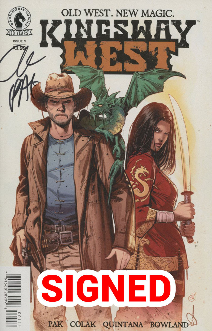 Kingsway West #1 Cover B Signed By Greg Pak