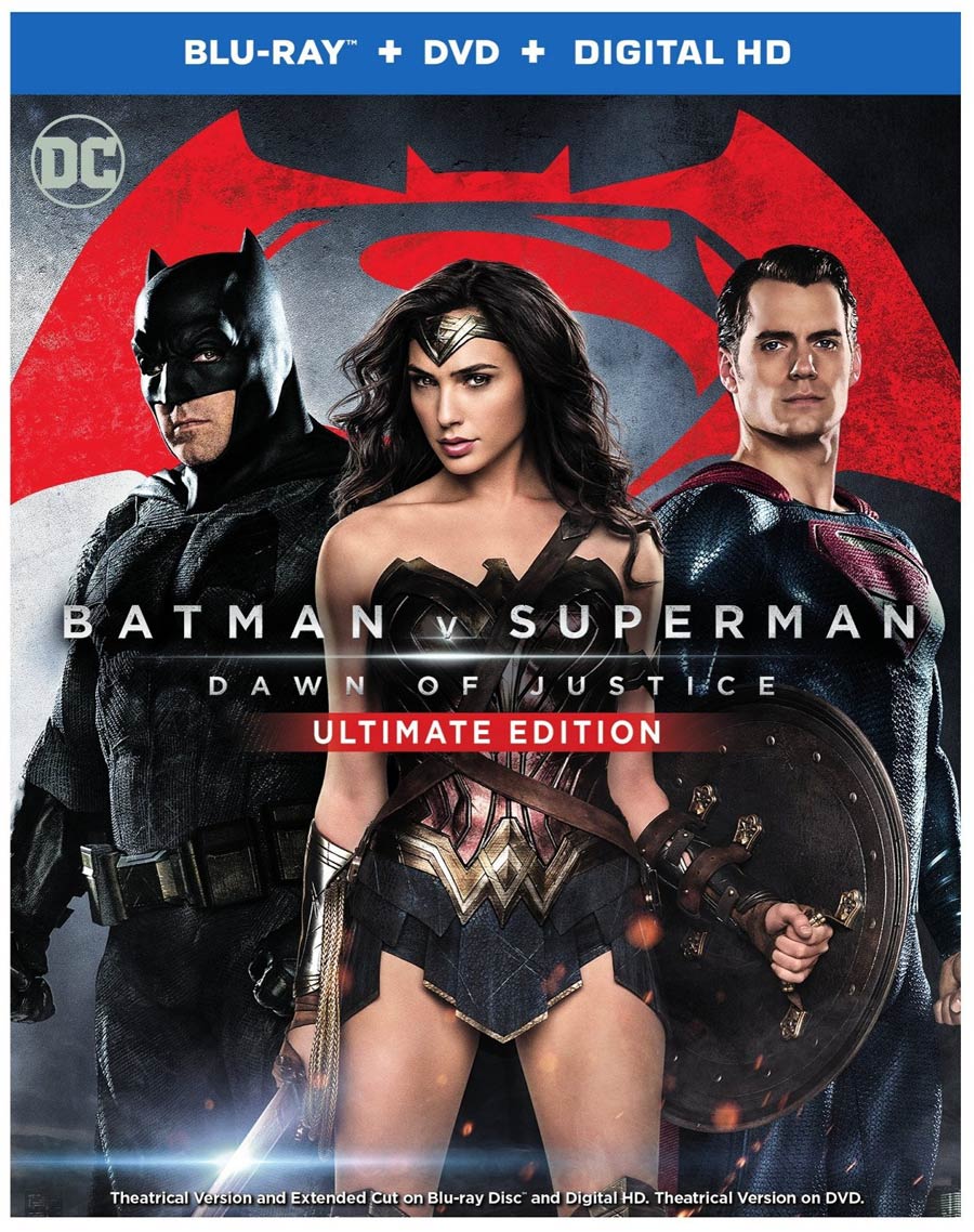 Batman v Superman Dawn Of Justice Rated R Blu-ray DVD