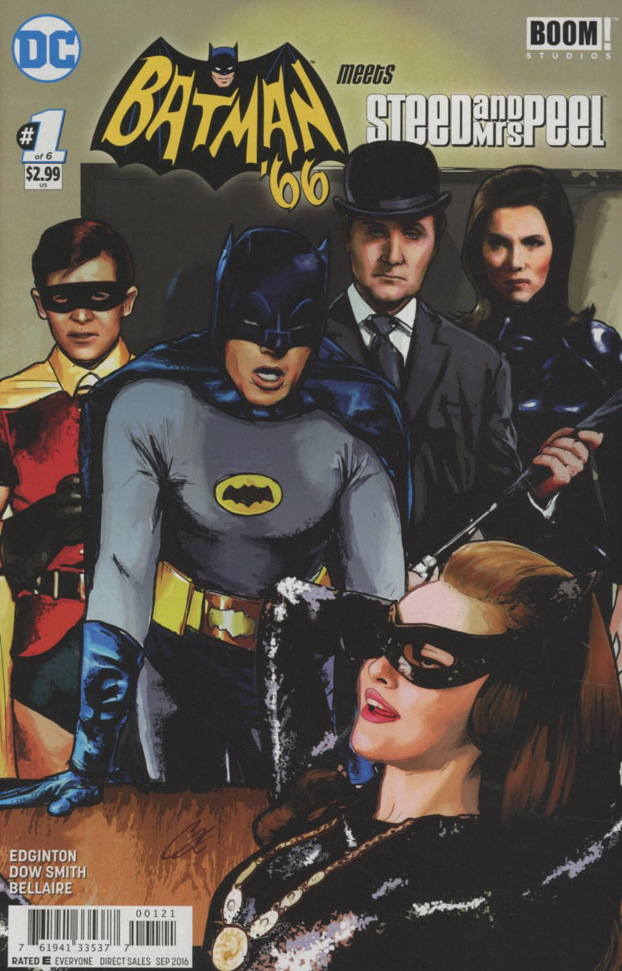Batman 66 Meets Steed And Mrs Peel #1 Cover B Incentive Cat Staggs Variant Cover