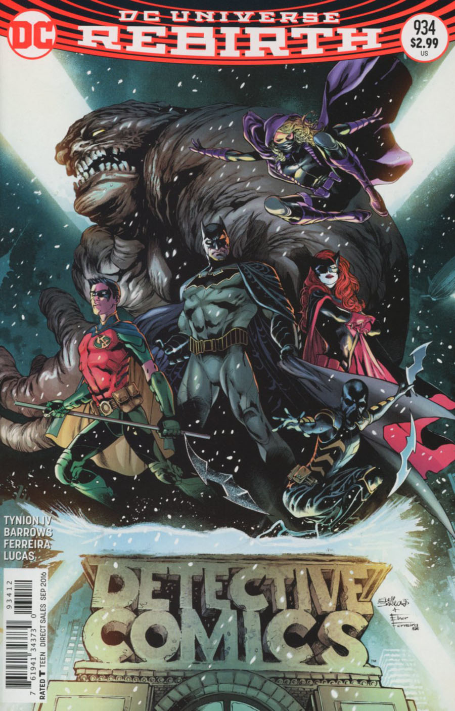 Detective Comics Vol 2 #934 Cover E 2nd Ptg Eddy Barrows & Eber Ferreira Variant Cover