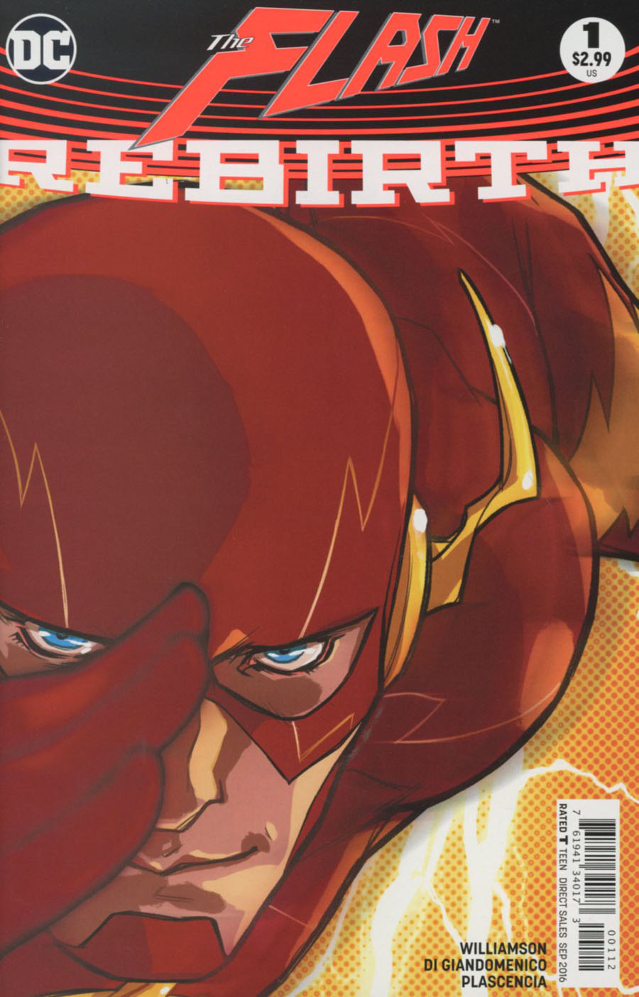 Flash Rebirth Vol 2 #1 Cover C 2nd Ptg Karl Kerschl Variant Cover