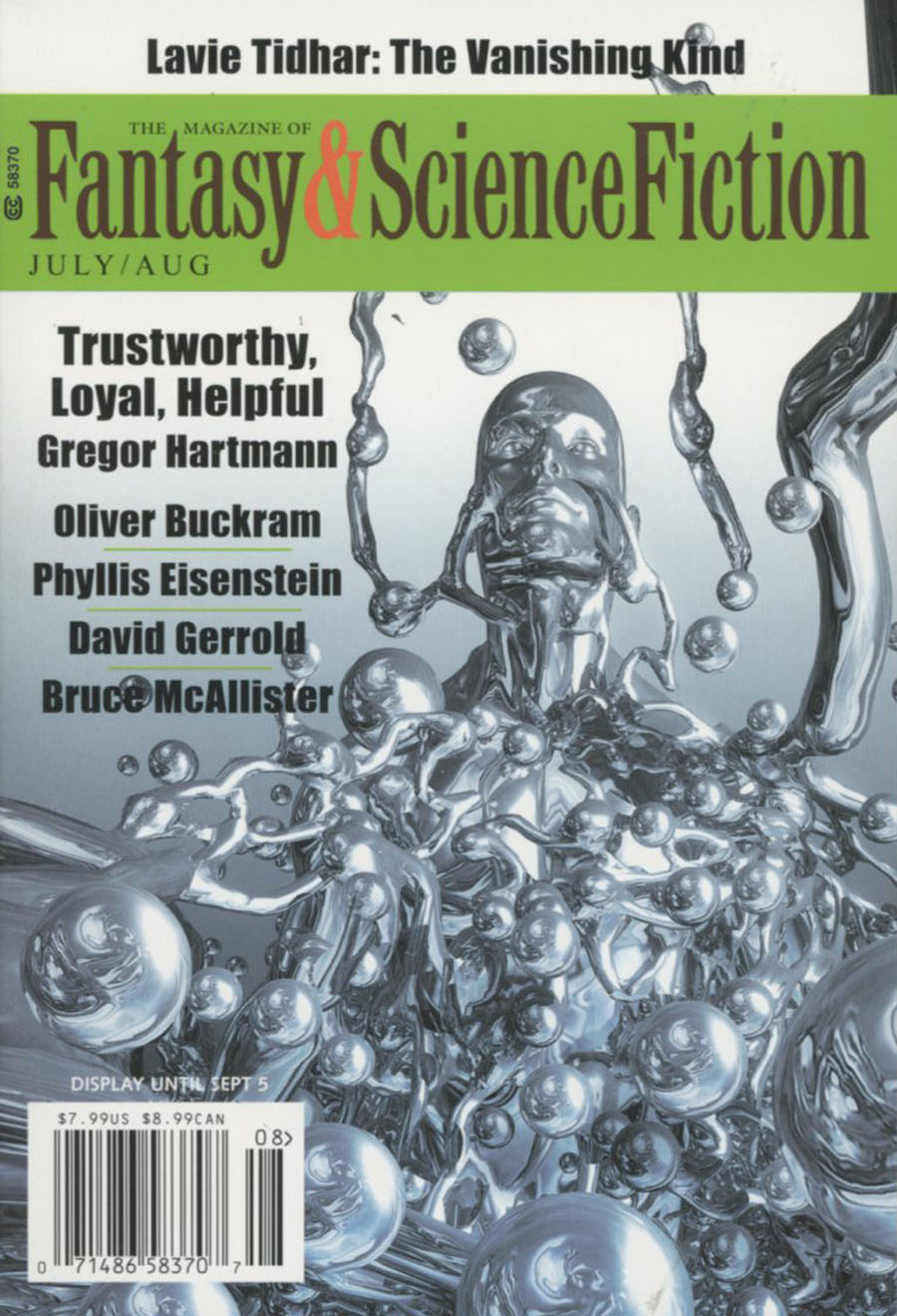 Fantasy & Science Fiction Digest Vol 131 #1 & 2 July / Aug