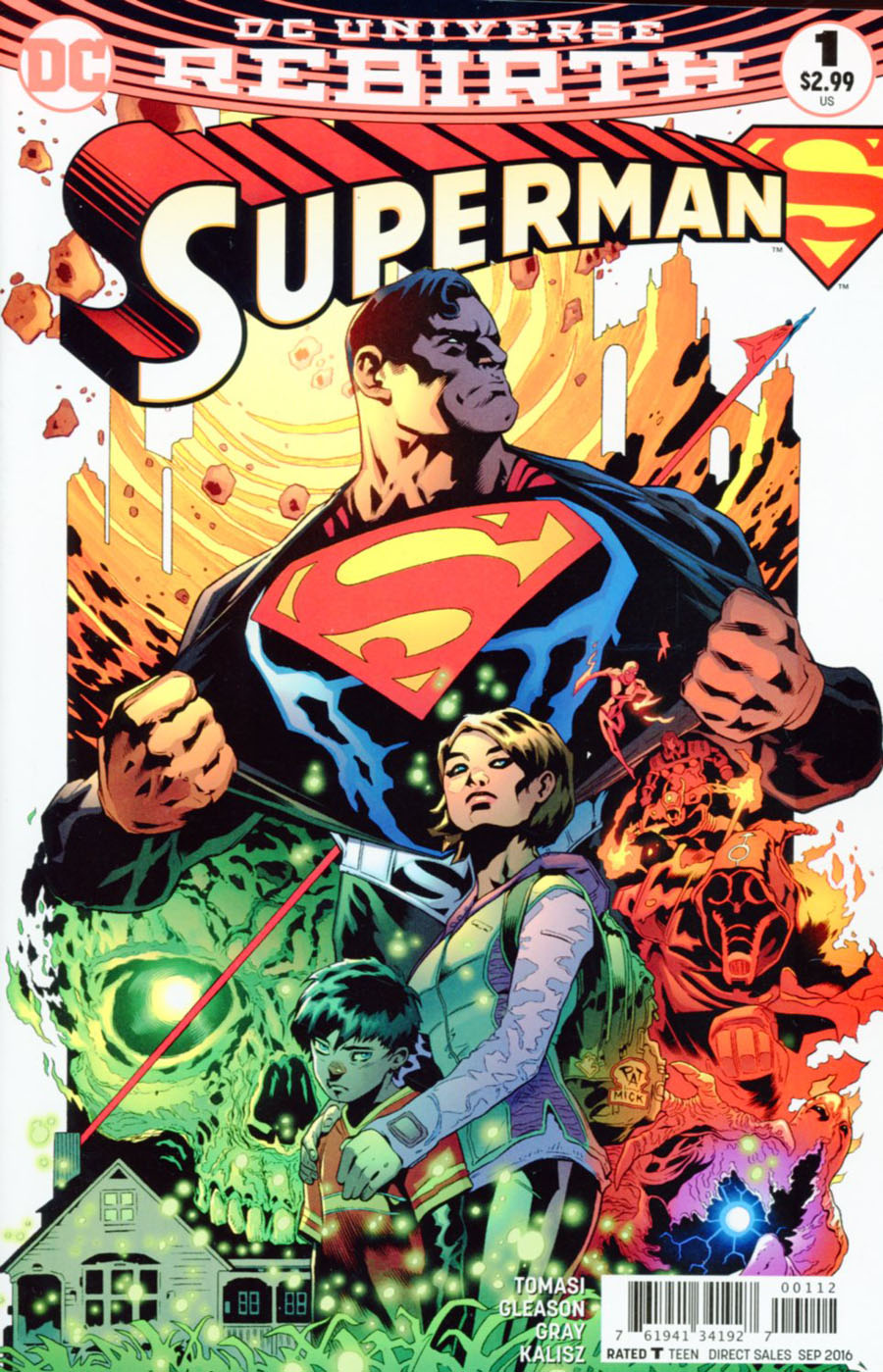 Superman Vol 5 #1 Cover F 2nd Ptg Variant Patrick Gleason Cover
