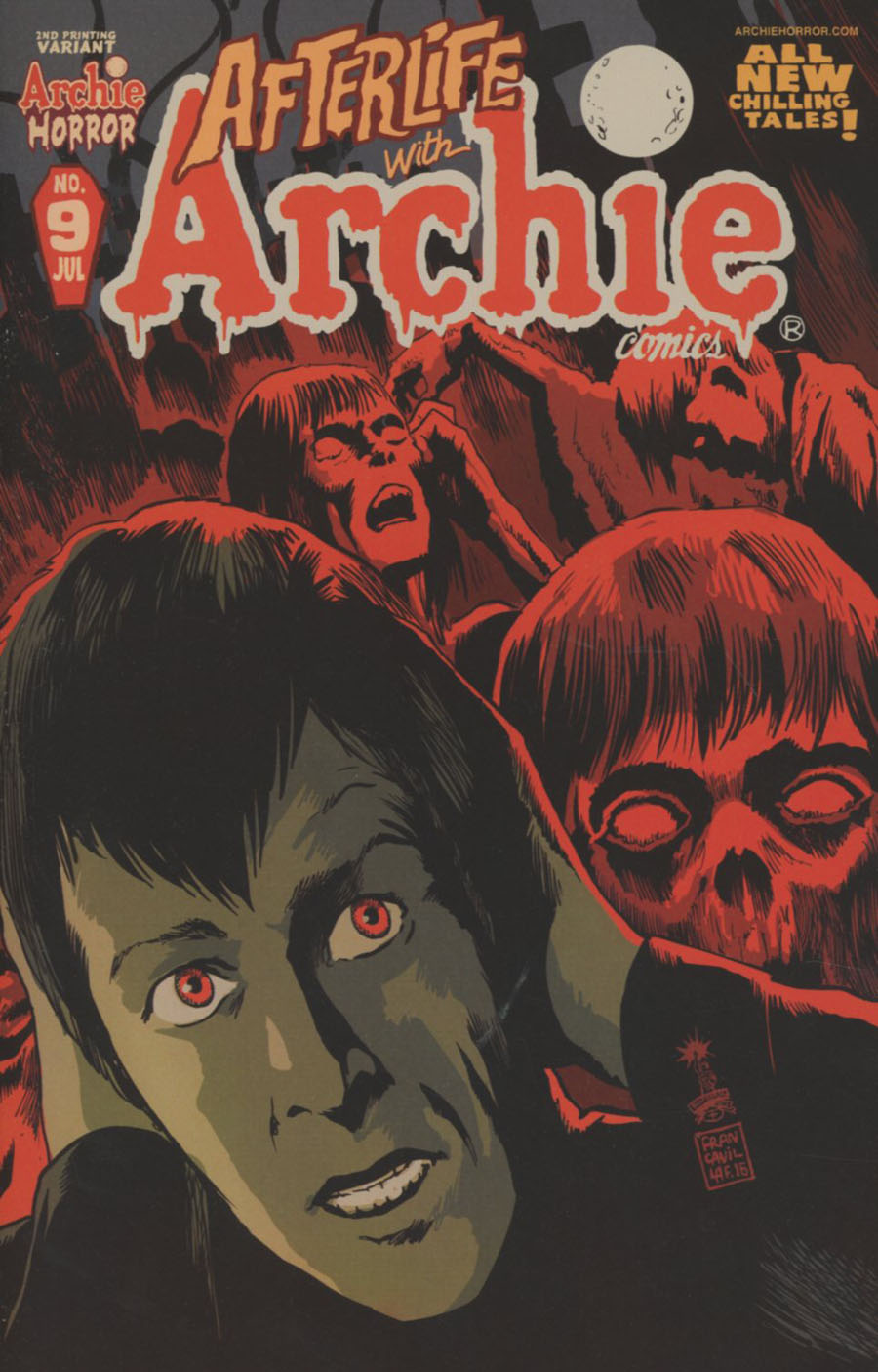 Afterlife With Archie #9 Cover C 2nd Ptg Francesco Francavilla Variant Cover