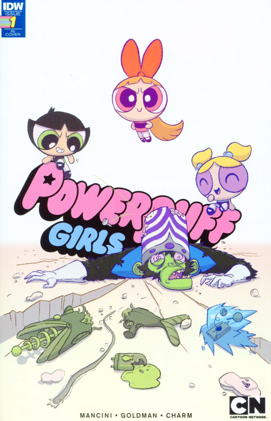 Powerpuff Girls Vol 3 #1 Cover C Incentive Jay Hasrajani Show Artist Variant Cover